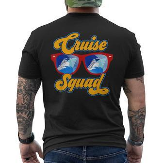 Cruise Squad Family Vacation Ocean Travel Men's Back Print T-shirt | Mazezy