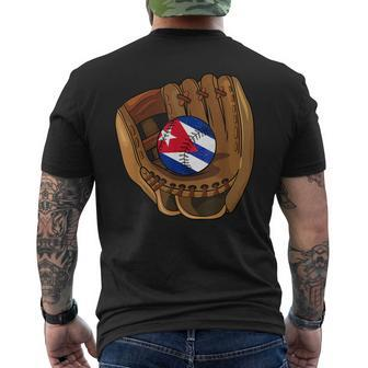 Cuban Baseball Sport Cuba Baseball Team Men's Back Print T-shirt | Mazezy