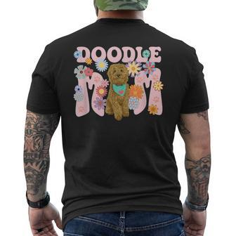 Cute Goldendoodle Doodle Dog Mom Women Men's Back Print T-shirt | Mazezy