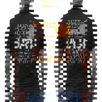 Cutest Pumpkin In The Patch Call Me Grandpa Halloween Men's Back Print T-shirt | Mazezy