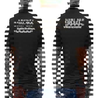 Cycling Granny Gear Bicycle Chain Cog Gift Grandpa Bicycle Mens Back Print T-shirt | Mazezy