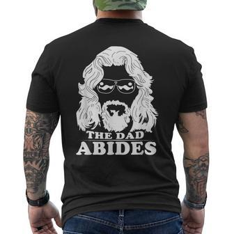 The Dad Abides Best T For Fathers Day Men's Back Print T-shirt | Mazezy