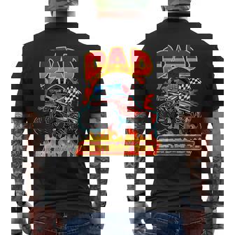 Dad Of The Birthday Boy Monster Truck Family Matching Family Mens Back Print T-shirt | Mazezy