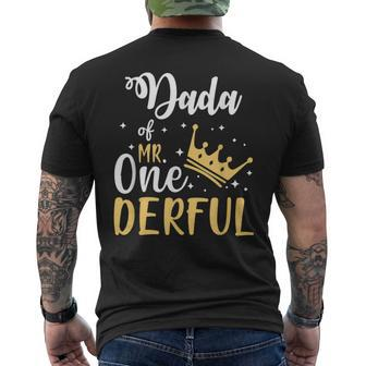 Dada Of Mr Onederful 1St Birthday One-Derful Matching Men's T-shirt Back Print - Seseable