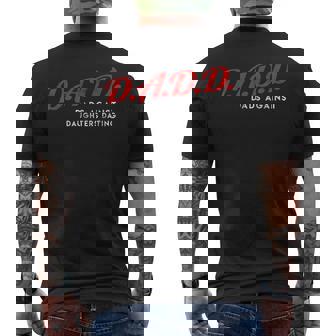Dads Against Daughters Dating Dadd Fathers Day Men's T-shirt Back Print - Thegiftio