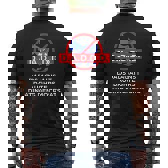Dads Against Daughters Dating Democrats Men's T-shirt Back Print - Thegiftio
