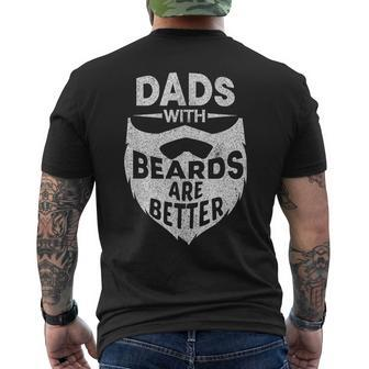 Dads With Beards Are Better Fathers Day V2 Men's T-shirt Back Print - Seseable
