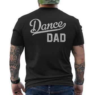 Mens Dance Dad Proud Dancer Father Men's T-shirt Back Print - Seseable