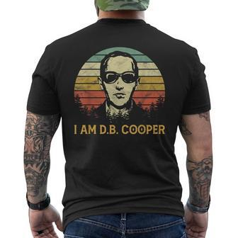 I Am Db Cooper Skydiving Skydiver DB Cooper Men's T-shirt Back Print - Seseable