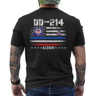 Dd-214 Grandpa Us Army Alumni Family Veteran Military Men's T-shirt Back Print - Seseable