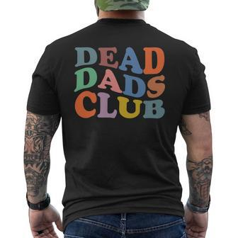 Dead Dad Club Vintage Saying Men's T-shirt Back Print - Seseable