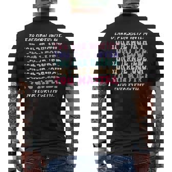 Dear Person Behind Me Are Amazing Beautiful Enough You Are Men's T-shirt Back Print - Thegiftio