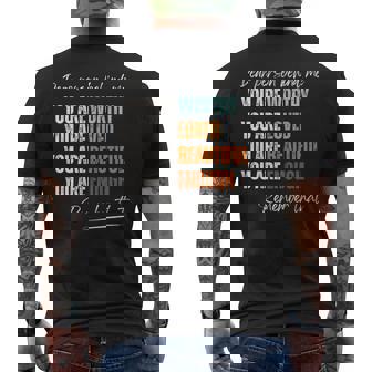 Dear Person Behind Me You Are Worthy Loved Beautiful Enough Mens Back Print T-shirt | Mazezy