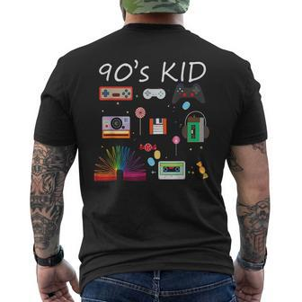 Decade Year 1990 90S Kid Retro Era Born In The 90S Mens Back Print T-shirt - Seseable