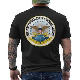 Defense Information Systems Agency Disa Dod Veteran Men's T-shirt Back Print - Seseable
