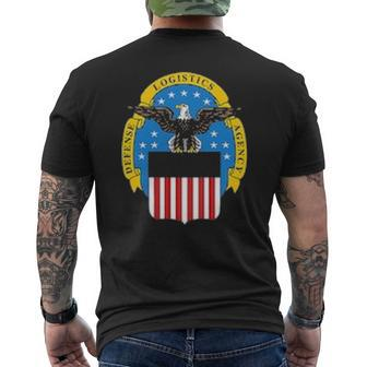 Defense Logistics Agency Dla Dod Military Veteran Men's T-shirt Back Print - Seseable