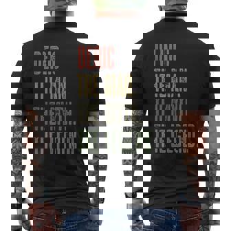Deric The Man The Myth The Legend | Funny Mens Boys Name Mens Back Print T-shirt - Seseable