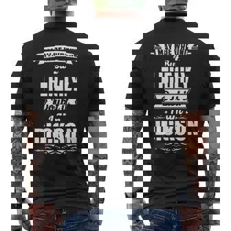 Dickson Name Gift I May Be Wrong But I Highly Doubt It Im Dickson Mens Back Print T-shirt - Seseable
