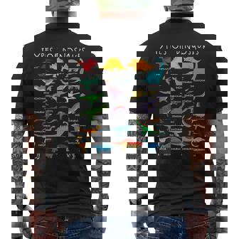 Dinosaur Dinosaur Lover Dinosaur Dino Men's Back Print T-shirt | Mazezy