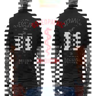 Doctor Of Osteopathic Medicine Osteopathy Men's Back Print T-shirt | Mazezy