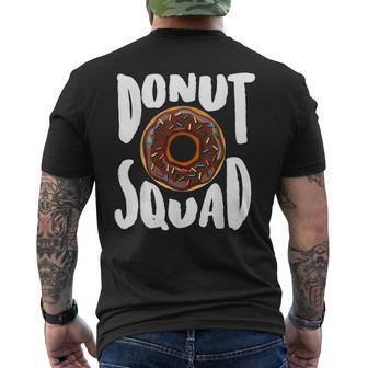Donut Squad Cool Donut Lover Doughnut Men's Back Print T-shirt | Mazezy