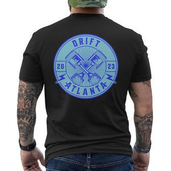 Drift Atlanta 2023 Racing Men's Back Print T-shirt | Mazezy