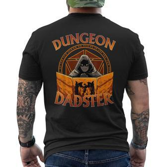Dungeon Crawler Dragon Master Dm Gaming Dadster Mother Day Men's Back Print T-shirt | Mazezy