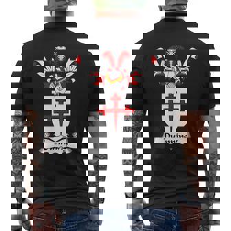 Dunning Coat Of Arms Family Crest Mens Back Print T-shirt - Seseable