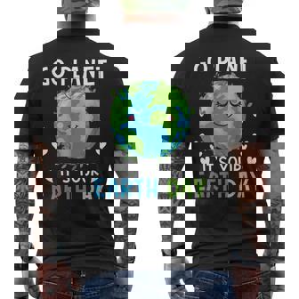 Earth Day 2022 Go Planet Its Your Earth Day Men's Back Print T-shirt | Mazezy
