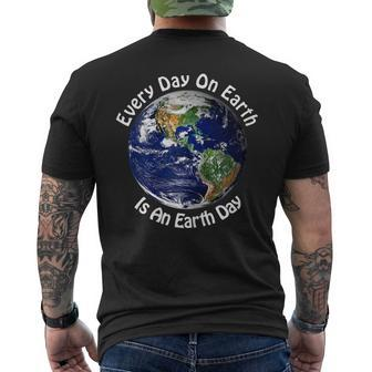 Earth Day Shirt Every Day On Earth Is An Earth Day Men's Back Print T-shirt | Mazezy