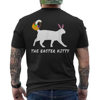 The Easter Kitty - Easter For Cat Lovers Men's Back Print T-shirt | Mazezy
