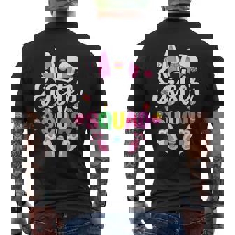 Easter Squad Happy Easter Cute Bunny Rabbit Crew Hunting Egg Men's Back Print T-shirt | Mazezy