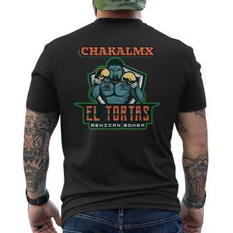El Tortas Mexican Boxer Mens Back Print T-shirt | Mazezy