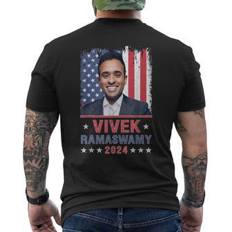 Elect Vivek Ramaswamy For President Of Usa 2024 Campaign Men's Back Print T-shirt | Mazezy