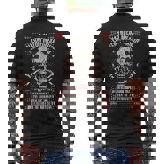 Elevator Mechanic Using A High School Diploma Mens Back Print T-shirt | Mazezy