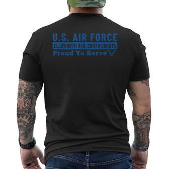 Ellsworth Air Force Base South Dakota Usaf Ellsworth Afb Men's T-shirt Back Print - Seseable