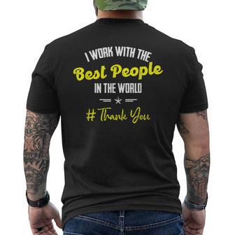 Employee Appreciation Leaders Boss Saying - Bosses Day Men's Back Print T-shirt | Mazezy