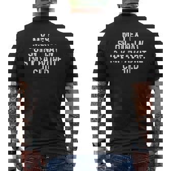 My Ex Son In Law Is My Favorite Child Ex-Son-In-Law Men's Back Print T-shirt | Mazezy