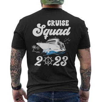 Family Cruise Squad 2023 Family Matching Group Squad Quote Men's T-shirt Back Print - Seseable