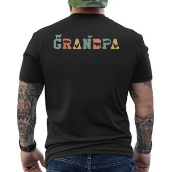 Farmer Grandpa Ranch Farming Life Agriculture Grandfather Mens Back Print T-shirt - Seseable
