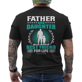 Father And Daughter Best Friend For Life Fathers Day Gift Mens Back Print T-shirt | Mazezy