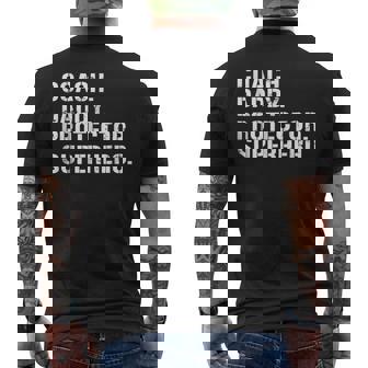 Fathers Day For Best Coaches Papas Ever Men's Back Print T-shirt | Mazezy
