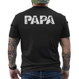 Fathers Day For Dad - Papa Body Builder Men's T-shirt Back Print - Seseable