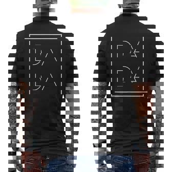 Fathers Day For New Dad Him Papa Grandpa - Dada Men's T-shirt Back Print - Seseable