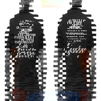 Fathers Day For A Videographer Grandpa Men's Back Print T-shirt | Mazezy