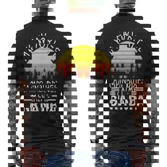 My Favorite Camping Buddies Call Me Grandpa Camping Grandpa Men's Back Print T-shirt | Mazezy