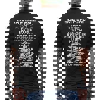 My Favorite Fishing Buddy Calls Me Grandpa - Fish Men's T-shirt Back Print | Seseable CA