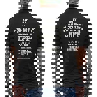 My Favorite People Call Me Pepe For Grandpa Men's Back Print T-shirt | Mazezy