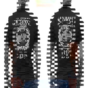 My Favorite People Call Me Pops Grandpa Men's Back Print T-shirt | Mazezy