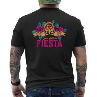 Fiesta 2023 San Antonio Cinco De Mayo Mexican Party Men's Back Print T-shirt | Mazezy